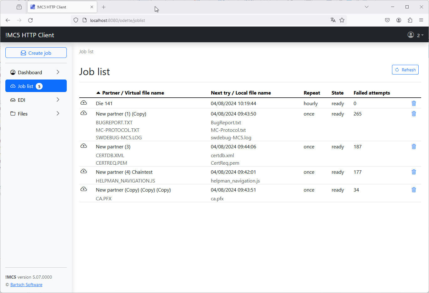 HttpClient_Joblist